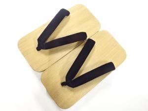 未使用品　男物桐下駄(23.5センチ)